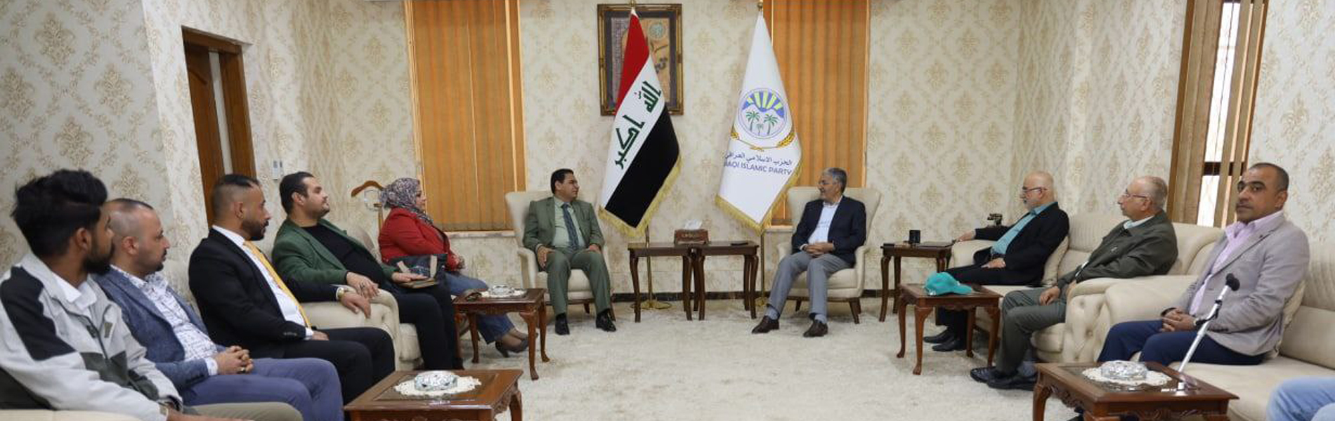 الحزب الإسلامي والعمال العراقي يبحثان العلاقات الثنائية وتطوير المجال النقابي