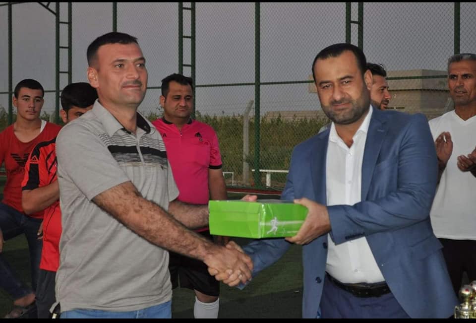 مركز كركوك للحزب الإسلامي ينظم دورة كرة القدم للفرق الشعبية في قضاء داقوق
