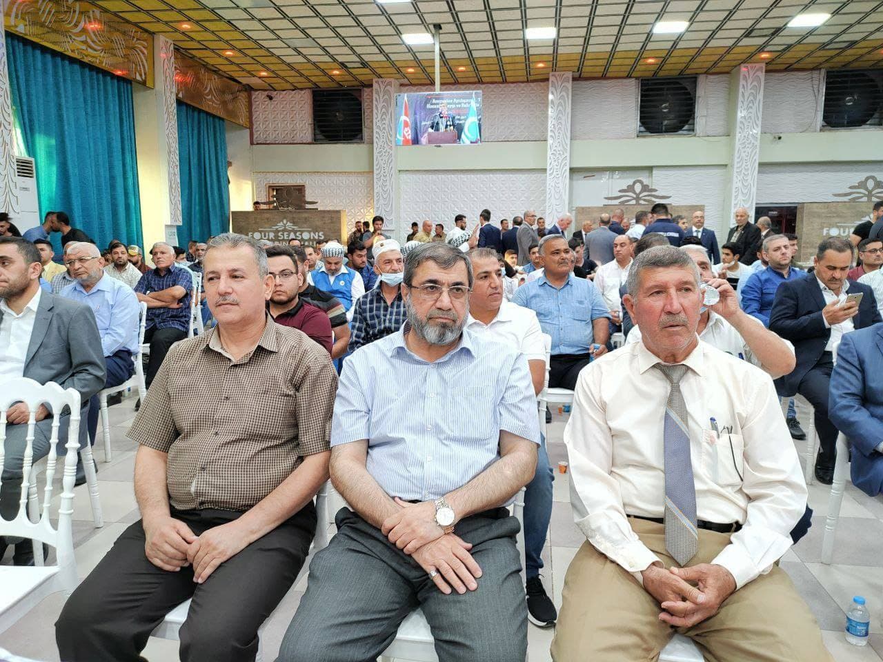 مركز كركوك للحزب الاسلامي يشارك في الحفل التأبيني السنوي لوفاة رئيس حزب العدالة التركماني السابق