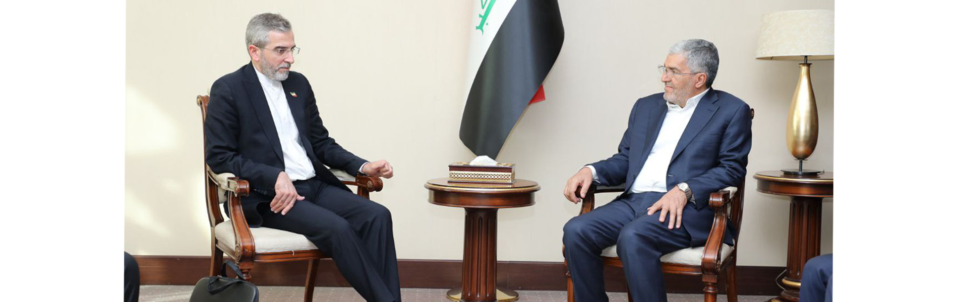 الأمين العام للحزب الإسلامي العراقي يبحث مع وكيل وزير الخارجية الإيراني العلاقات الثنائية وسبل تعزيزها